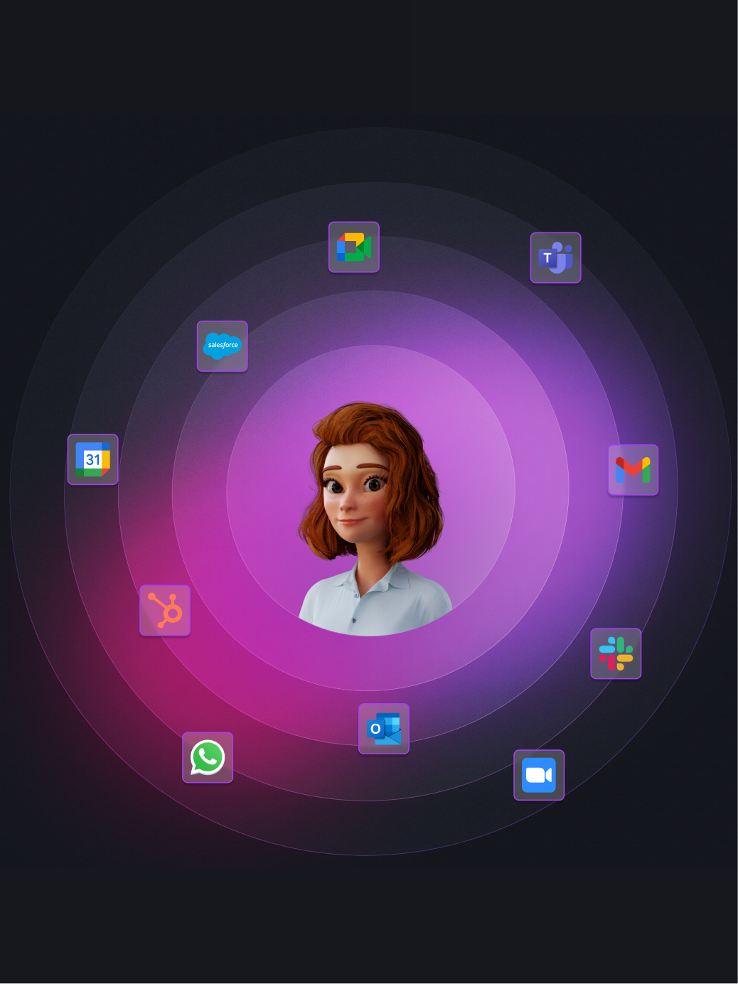 Donna avatar with supported integrations